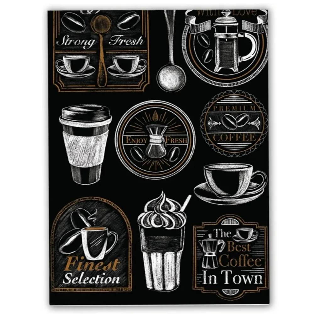 10x13 Coffee Shop Designer PolyMailers self adhesive Shipping Bags (10pk)